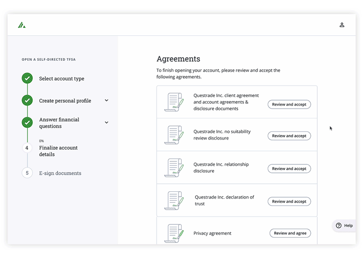 account agreements and disclosure documents for order execution only accounts