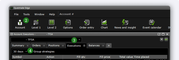 trade execution tab edge desktop