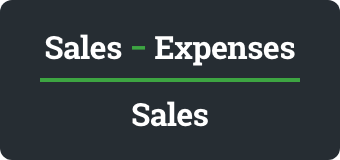 Profit margin formula