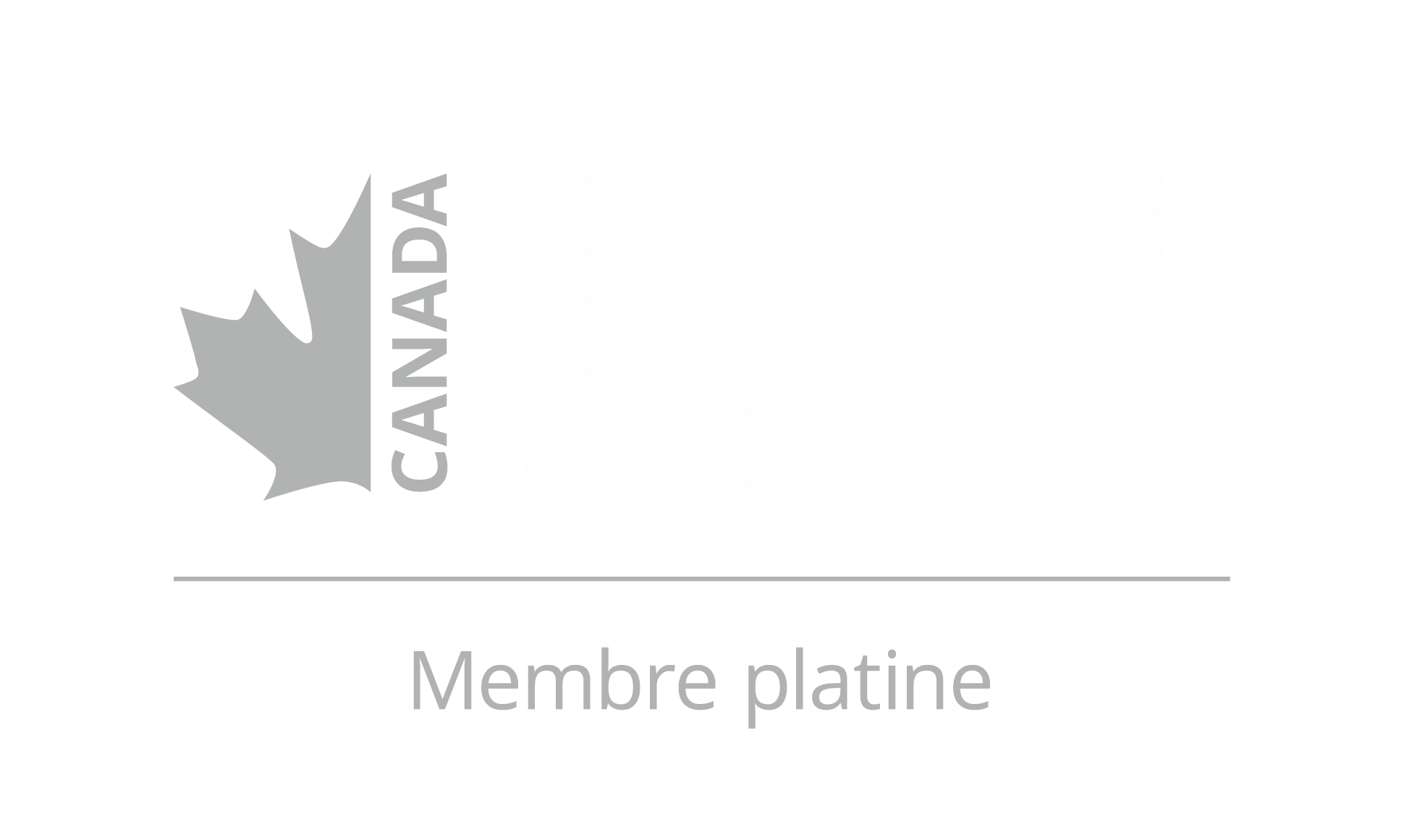 Sociétés les mieux gérés au Canada membre platine